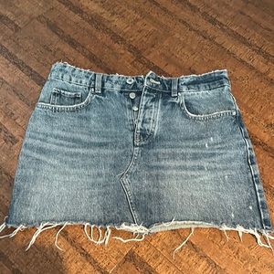 Zara Mini Jean Skirt